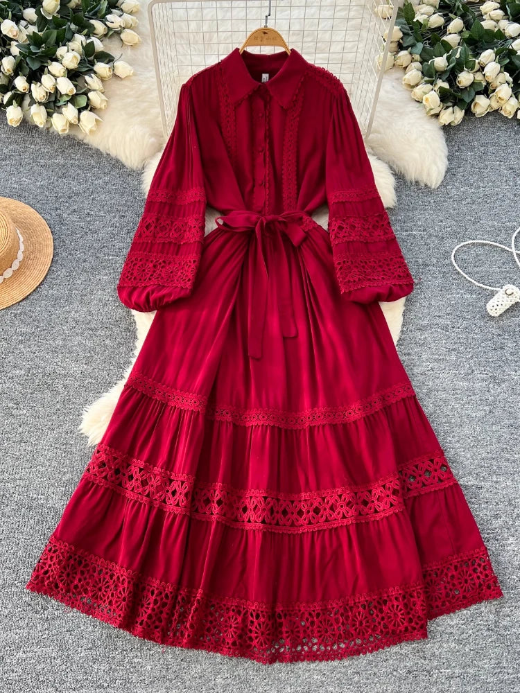 mother of the bride dresses burgundy Eva Fashion 3533 Long Formal Lace Fitted Mother of the Bride Dress