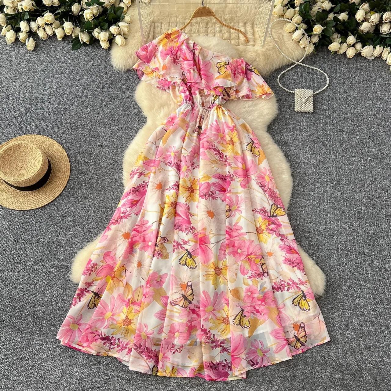 sachin and babi light blue dress Light Pink Chiffon Off Shoulder Maxi Dress – PinkBlush main image 0