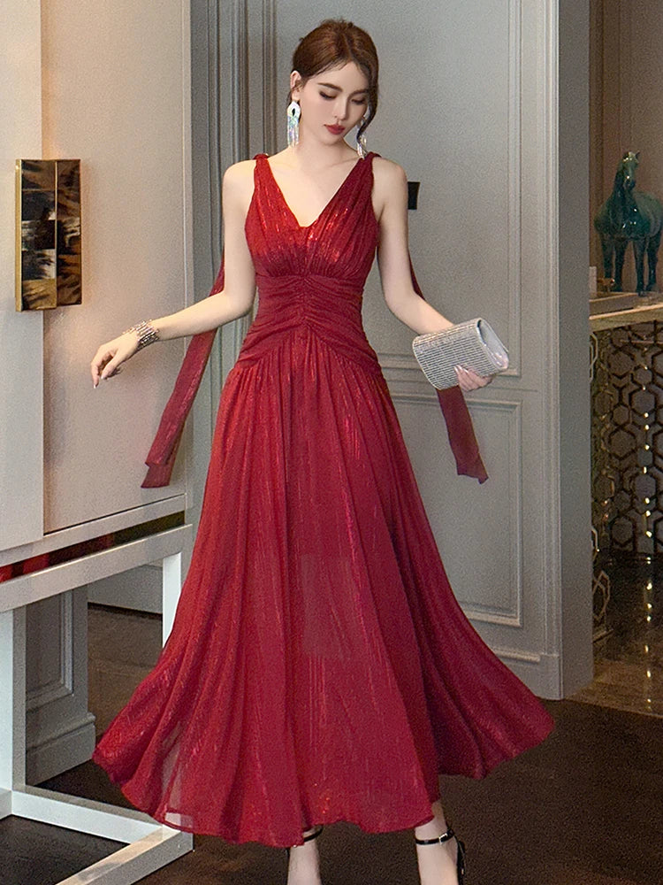 burgundy bridesmaid dress with shawl TDY Sage Green Short Infinity Bridesmaid Dress – Thedaintyard main image 1