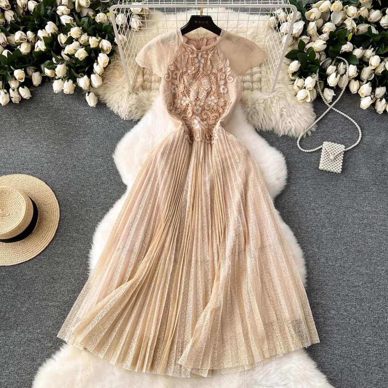 closet gold pleated skirt dress Cult Gaia - Omid Skirt main image 0