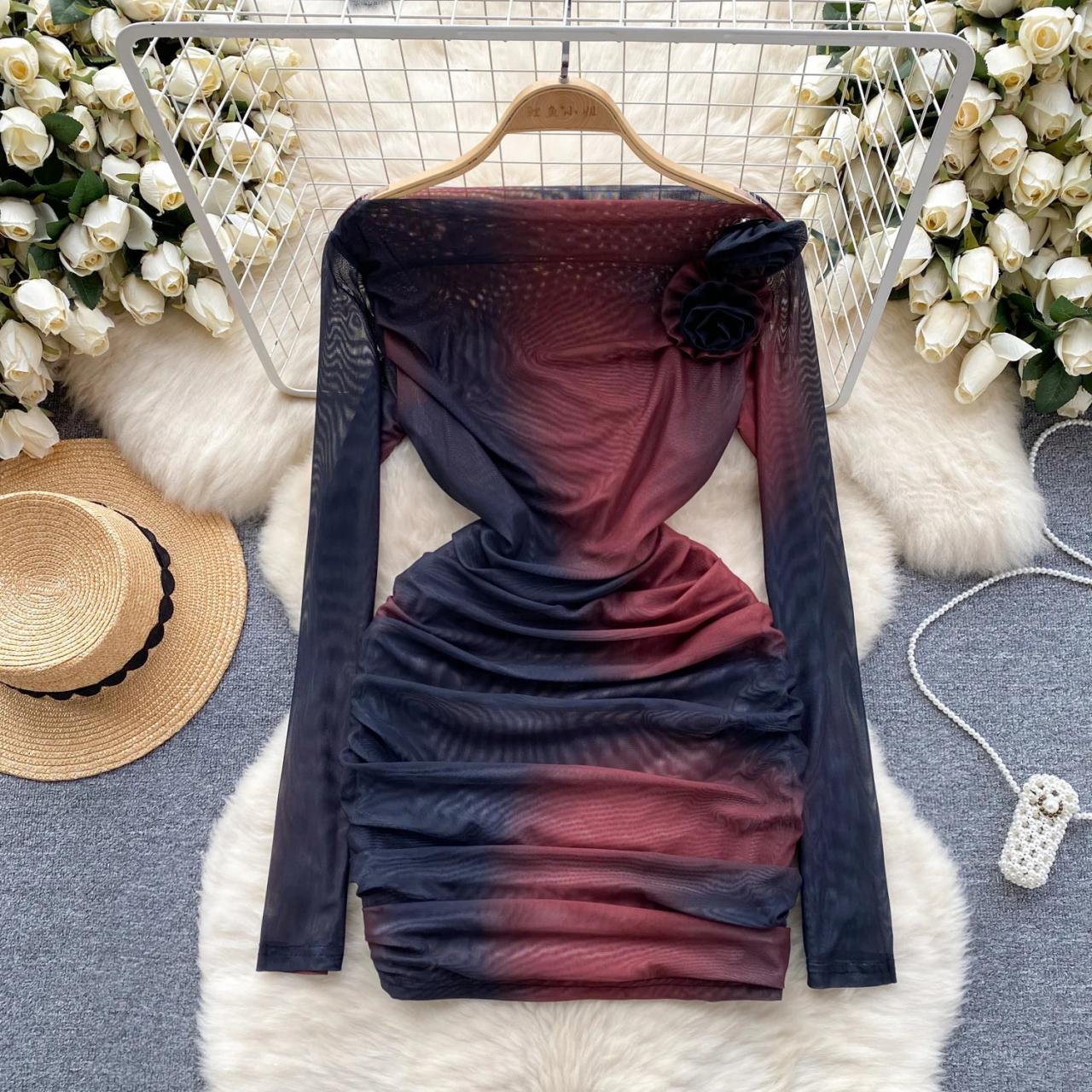 princess polly baby blue dress Ombre Bodycon Dress
