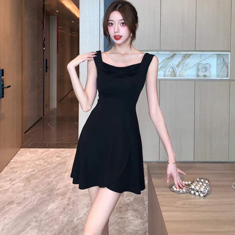 knee length black cocktail dress Knee-Length Little Dresses ensuring a chic presence wherever you go Affordable Black Cocktail Dresses For