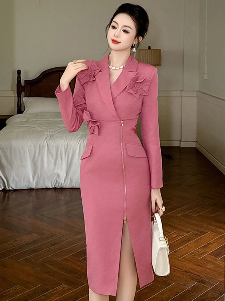 pink trench coat dress Women's Pink Trench Coat: Rosie Bow | Small