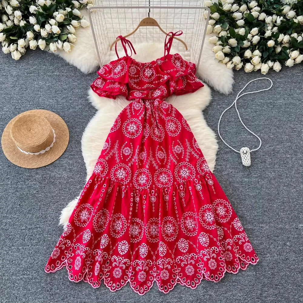 chinese dress ladies Sienna Mesh Off Shoulder Maxi Dress